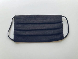 Linen Black Protective Washable Face Mask Old Linen Mill 