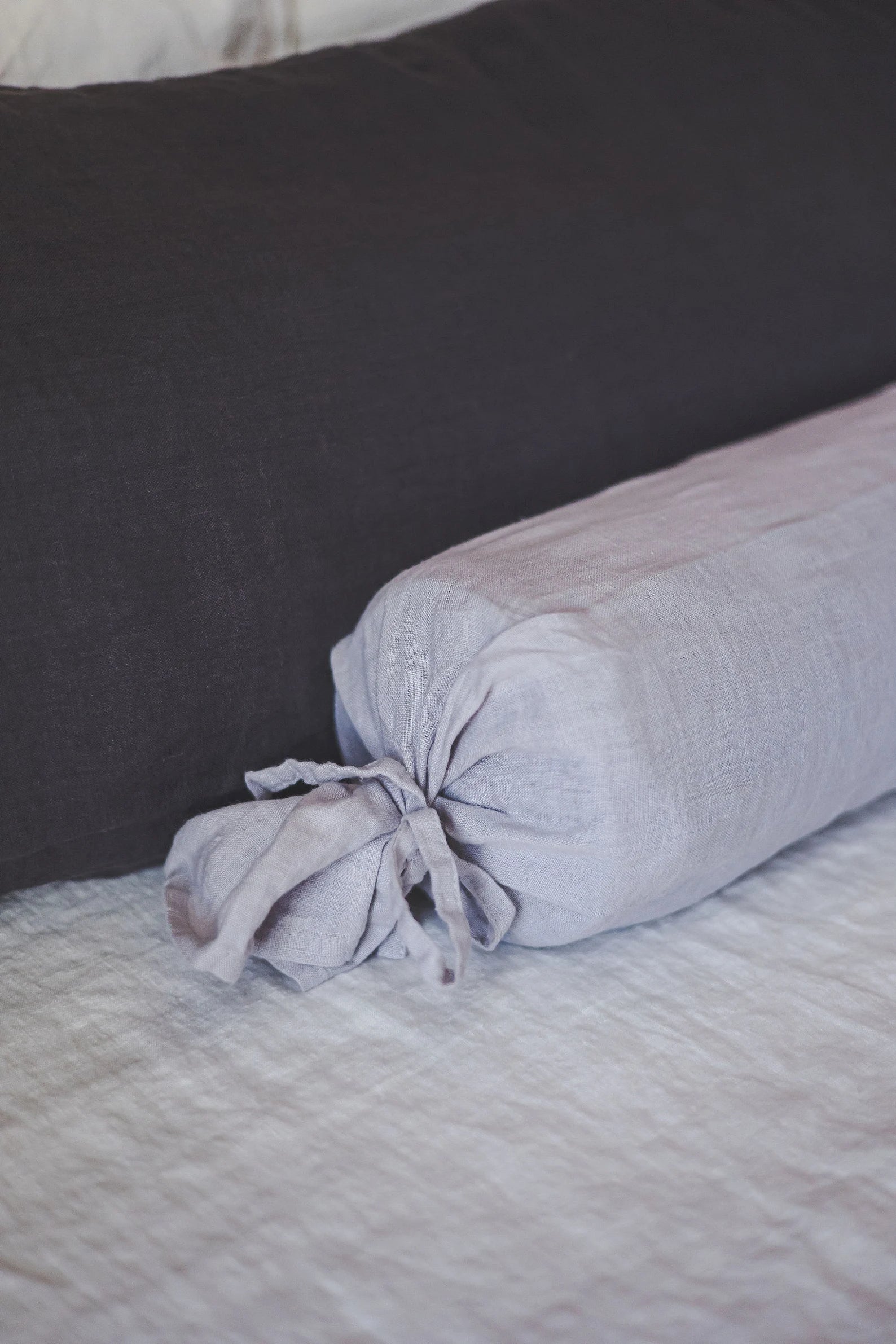 Linen Bolster Pillow Old Linen Mill