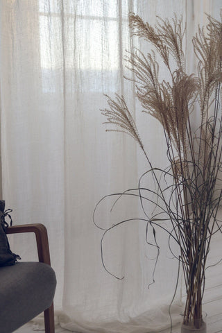 Linen Day Drapes See-Through Curtains Old Linen Mill 
