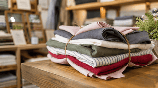 Linen Fabric Offcuts & Remnants Bundle Old Linen Mill