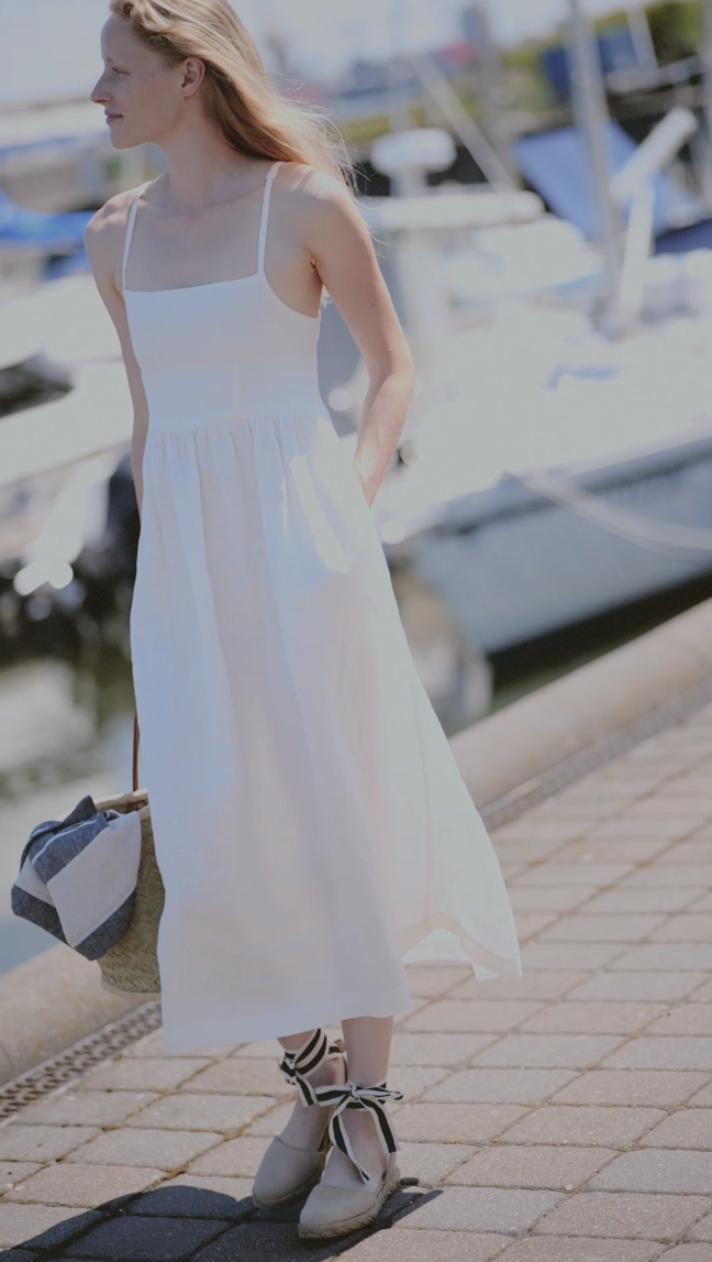 Linen Huckaback Beach Towel Natural Gray Striped Beach Towel Old Linen Mill