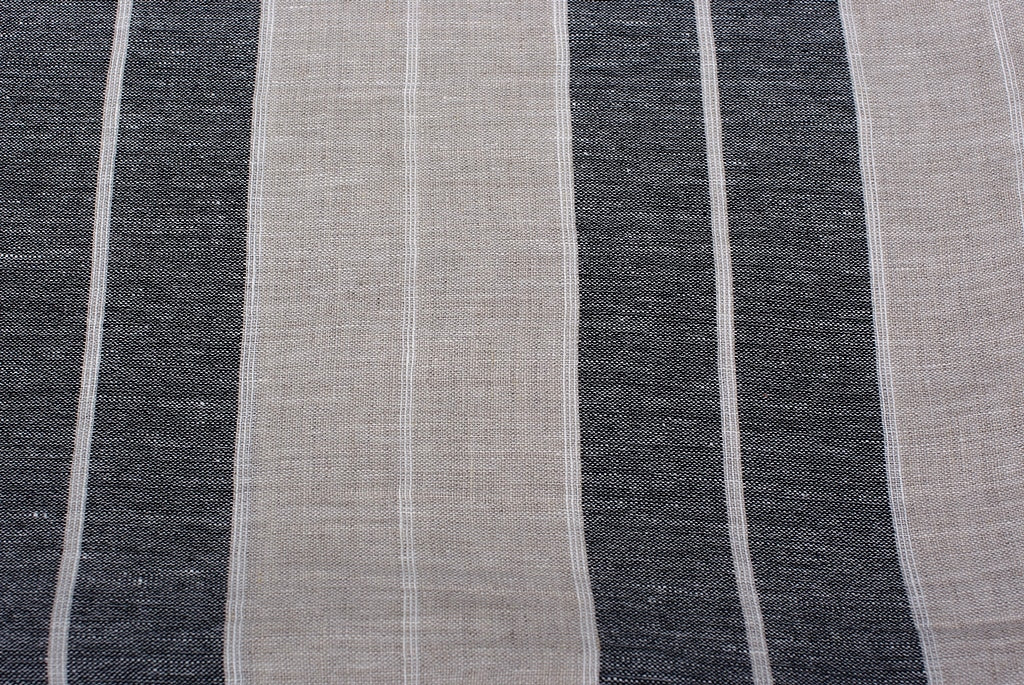 Linen Huckaback Beach Towel White Gray Striped, Linen Beach Towel (Copy) Beach Towel Old Linen Mill