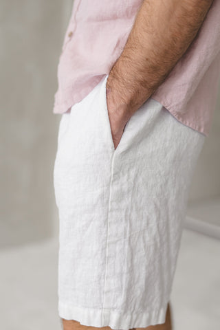 Linen Men's Shorts Old Linen Mill