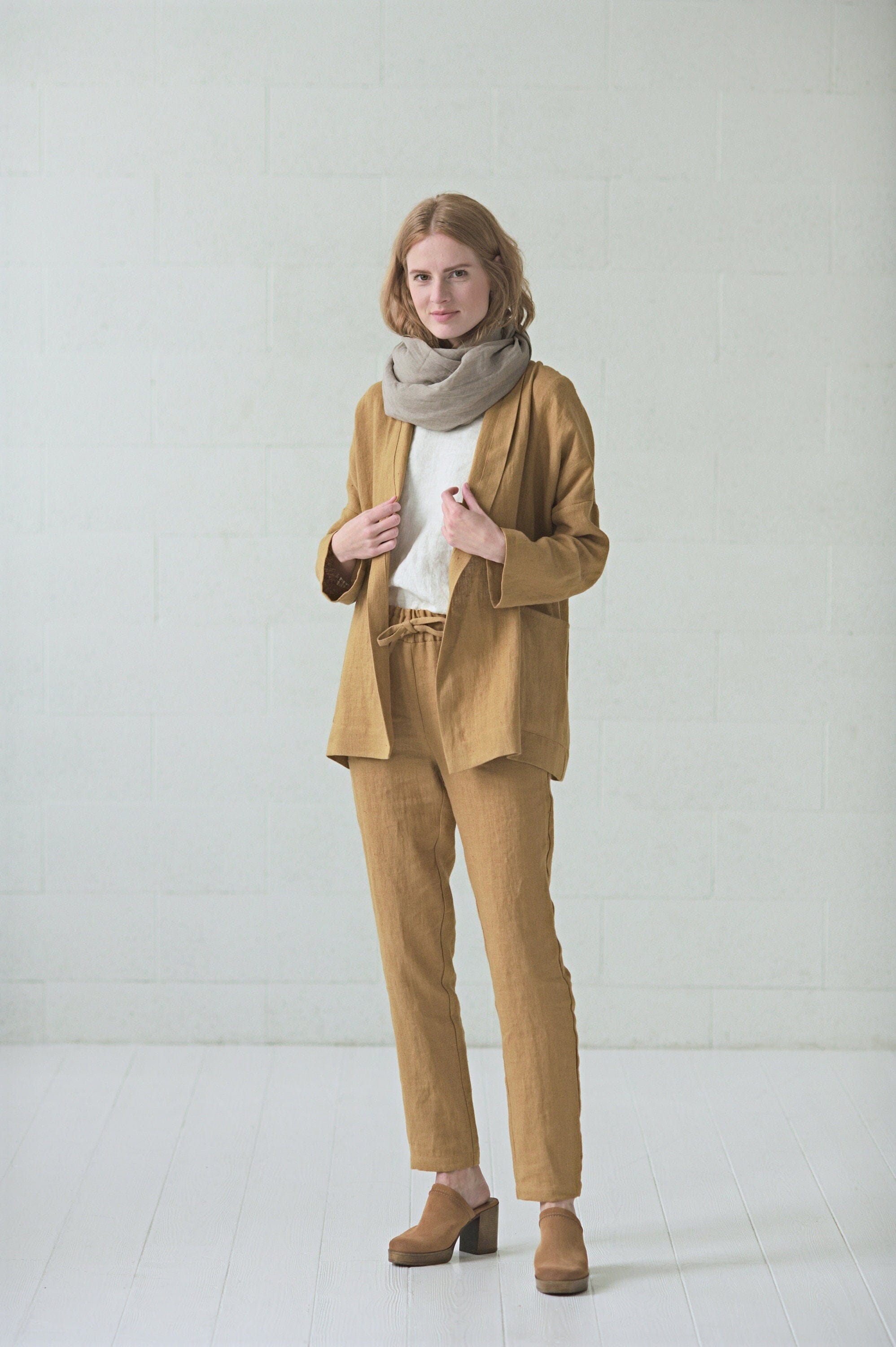 Linen Scarf Old Linen Mill 