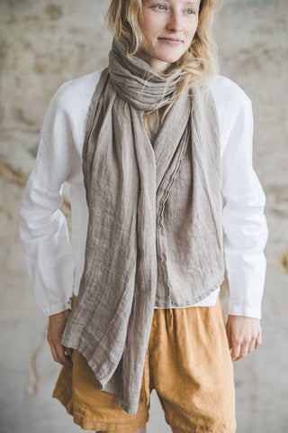 Linen Scarf Old Linen Mill 