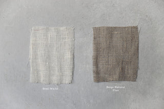 Linen See-Through Day Curtain with Ties Curtains Old Linen Mill