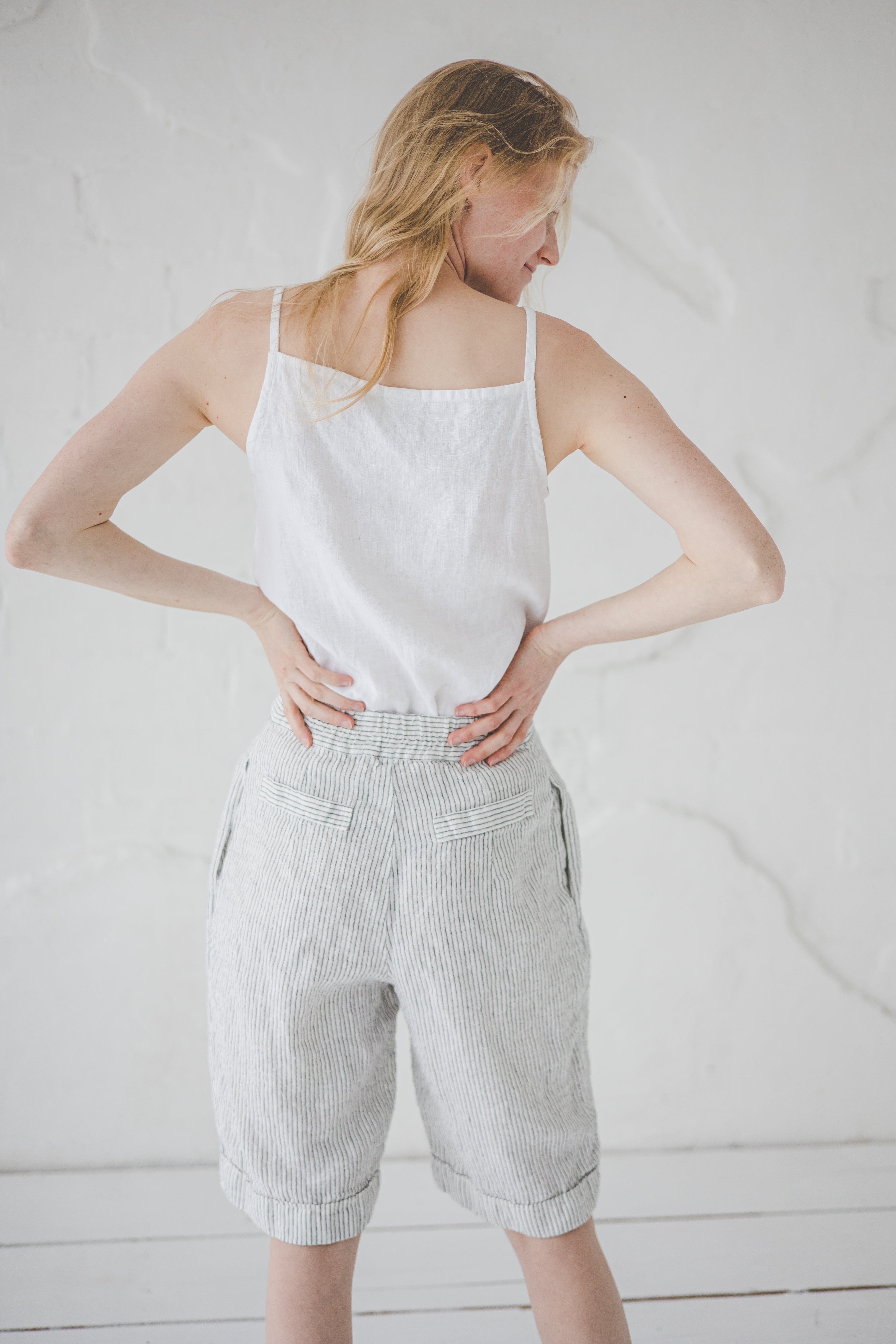 Linen Shorts 361 Old Linen Mill