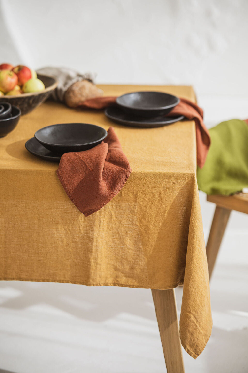 Linen Stylish Table Napkins Set of 2 - perfect gift Old Linen Mill