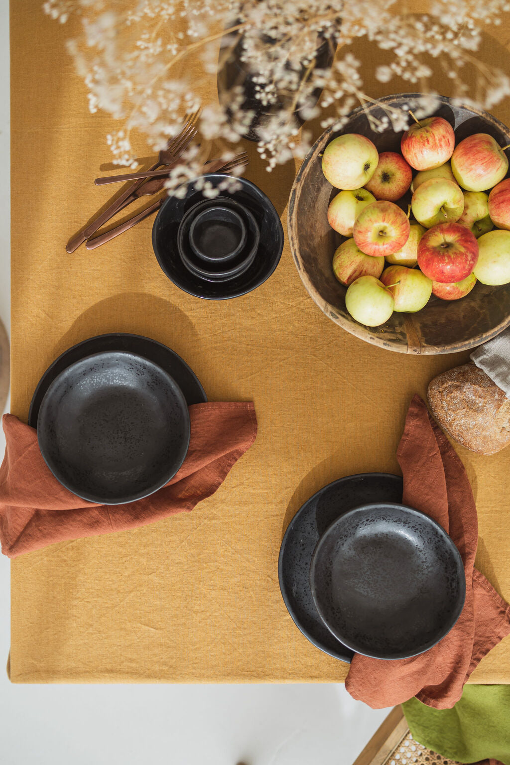 Linen Stylish Table Napkins Set of 2 - perfect gift Old Linen Mill