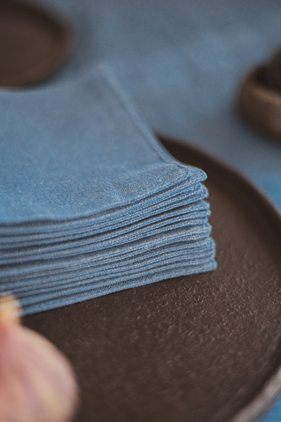 Linen Table Coasters TC17x17 Old Linen Mill