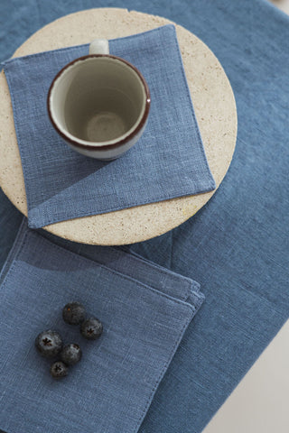 Linen Table Coasters TC17x17 Old Linen Mill