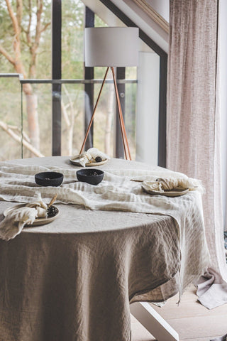 Linen Table Decor Gift Idea Old Linen Mill 