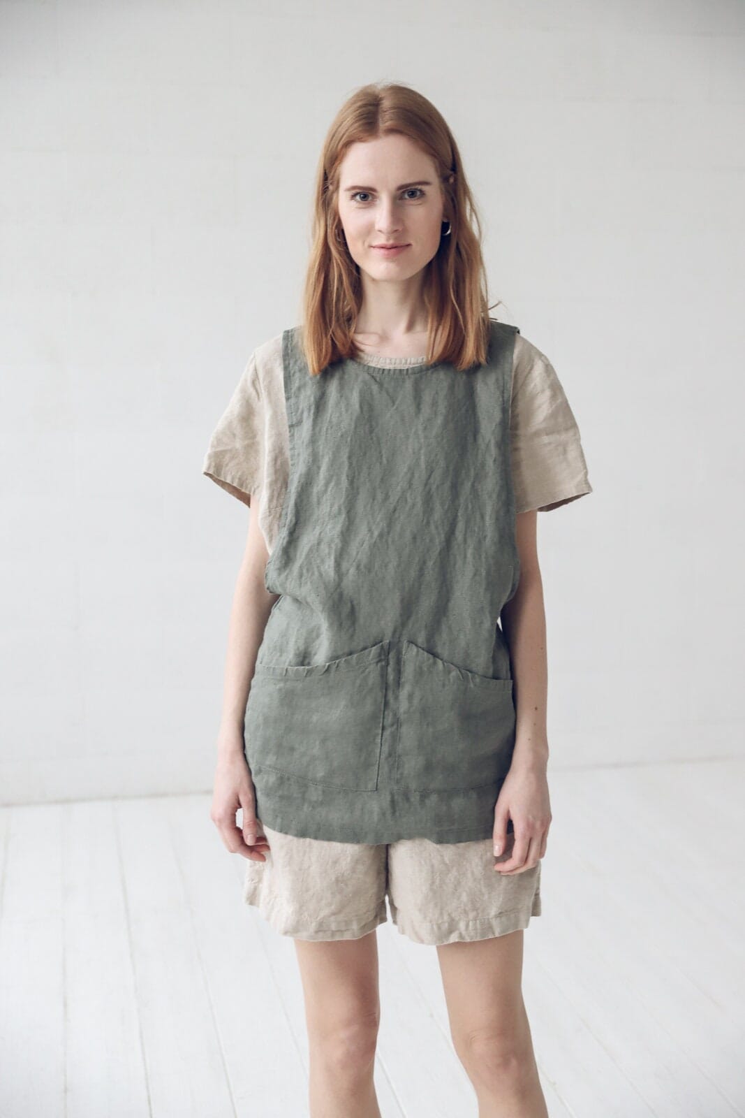 Linen Tee for Women Old Linen Mill 