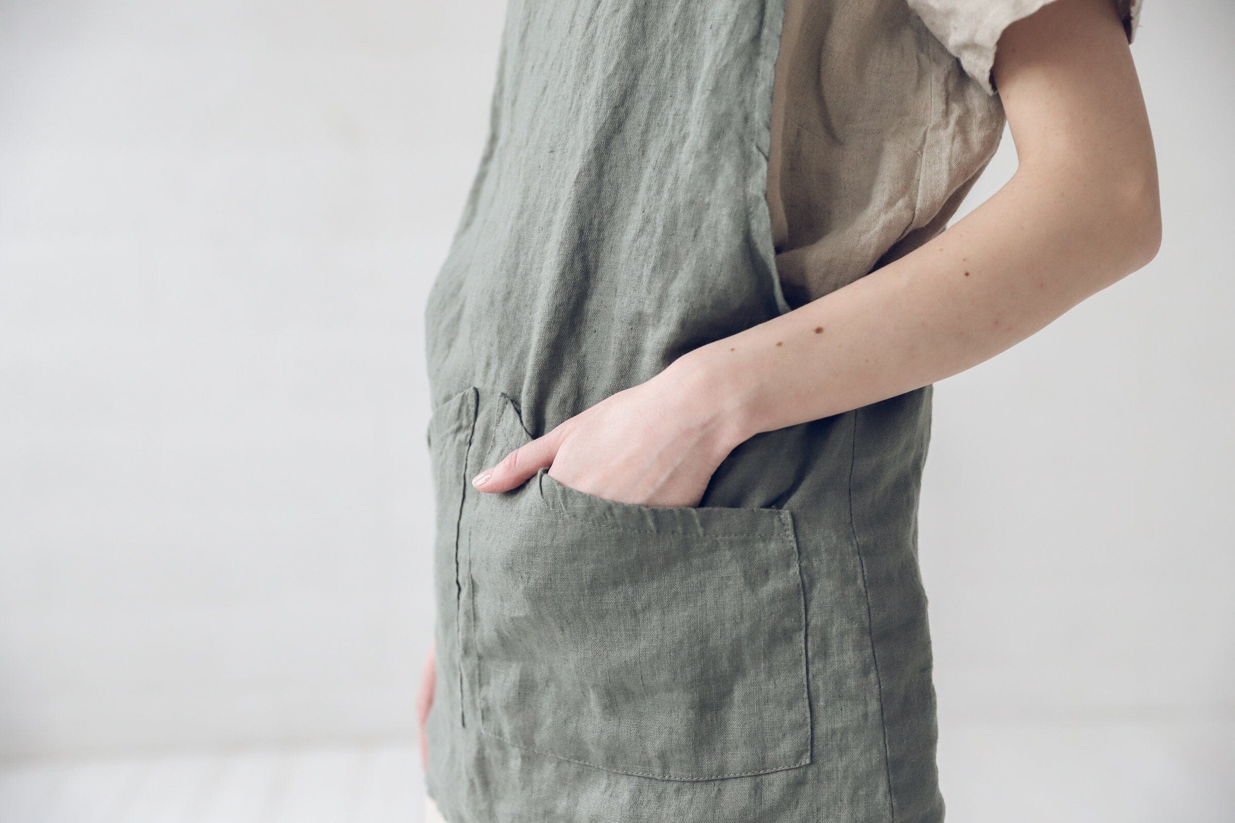 Linen Tee for Women Old Linen Mill 