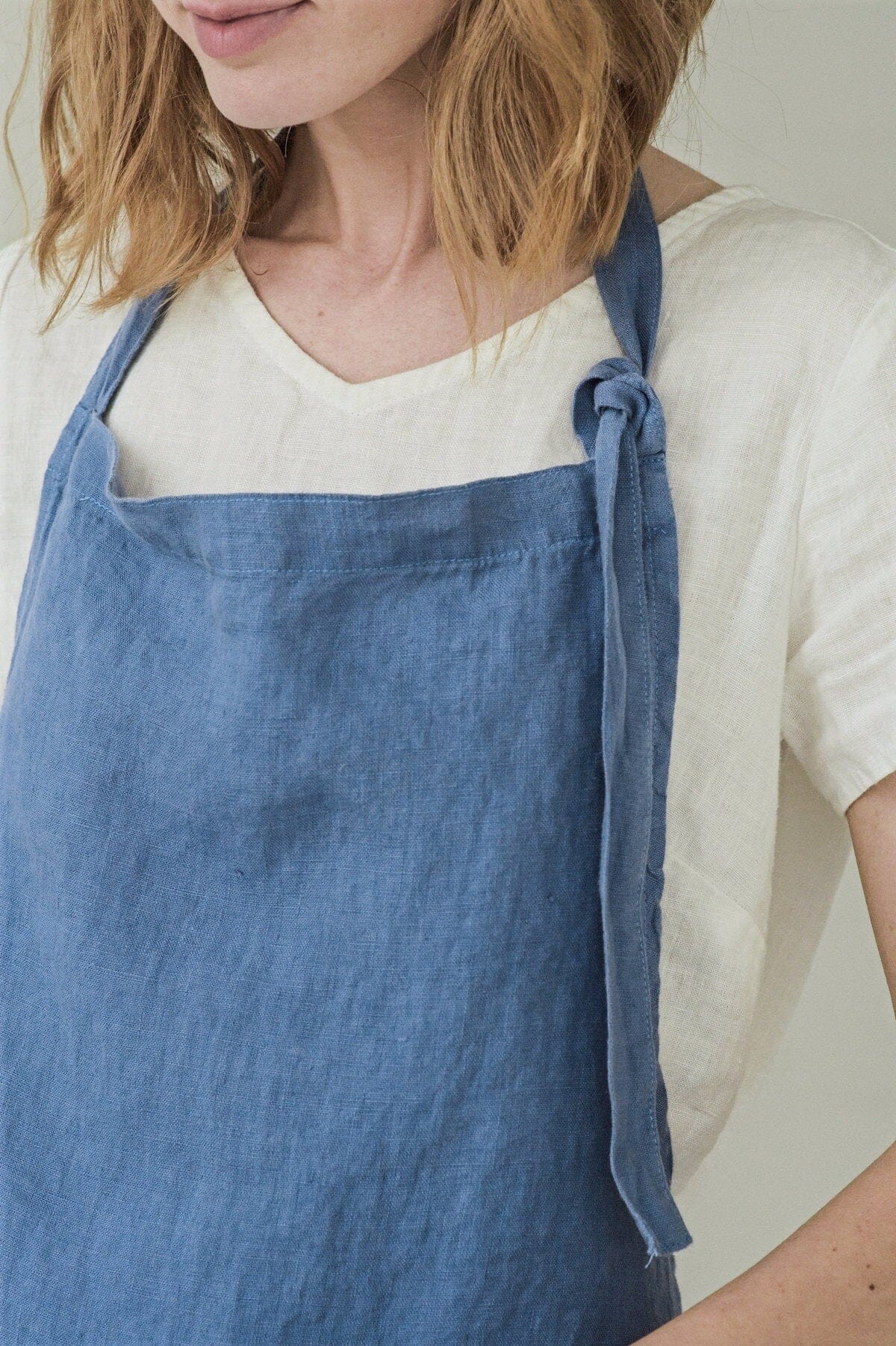 Linen Unisex Full Apron Old Linen Mill 