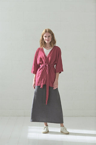 Long Linen Belt Accessory Old Linen Mill 