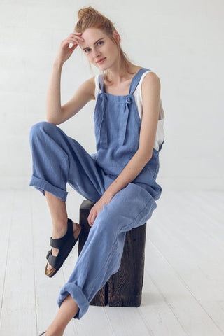 Loose Linen Jumpsuit Old Linen Mill 