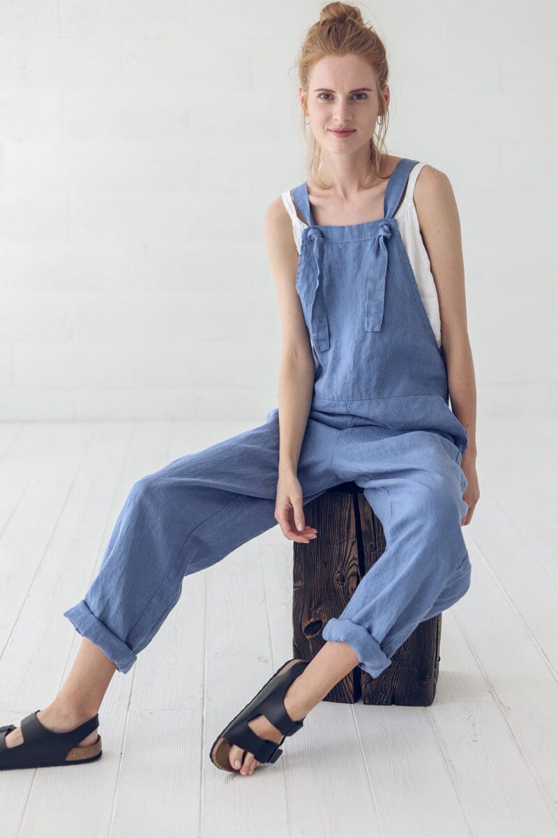 Loose Linen Jumpsuit Old Linen Mill 