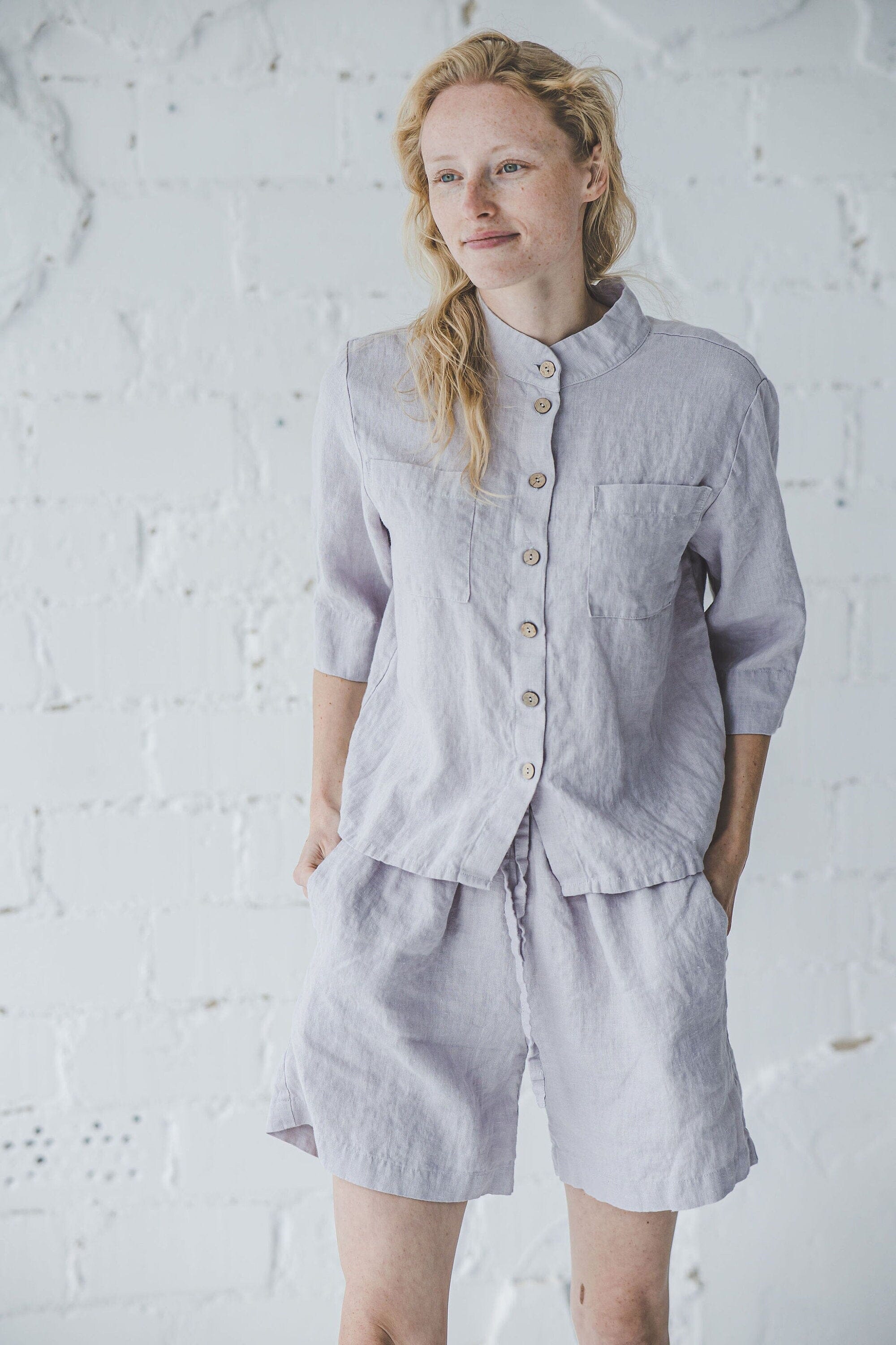 Loose Linen Shirt Old Linen Mill 