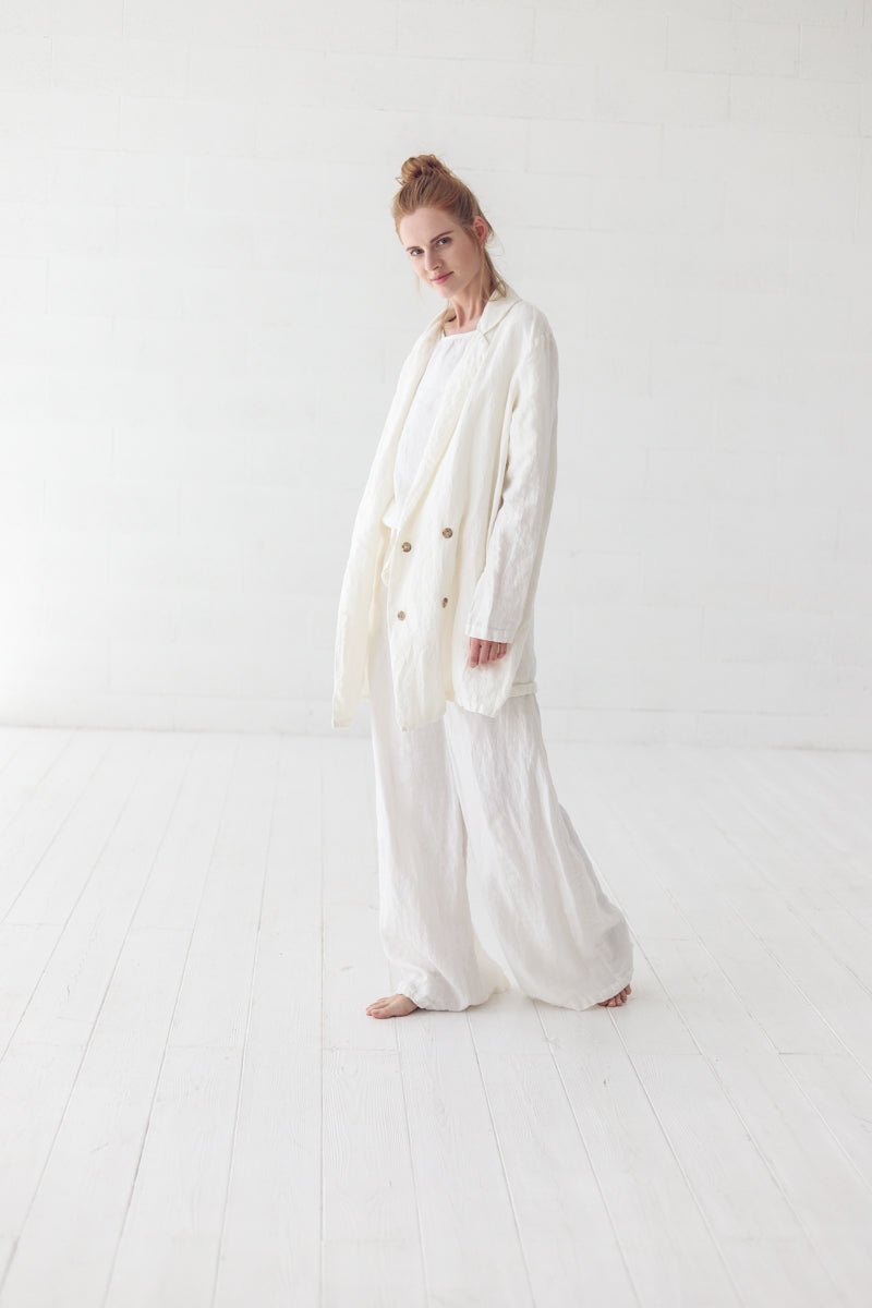 Loose Linen Trousers P10 Old Linen Mill