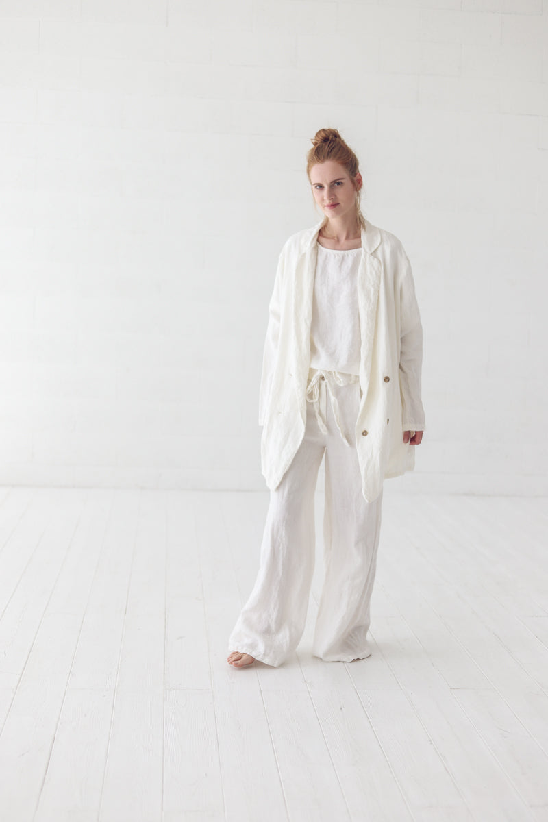 Loose Linen Trousers P10 Old Linen Mill