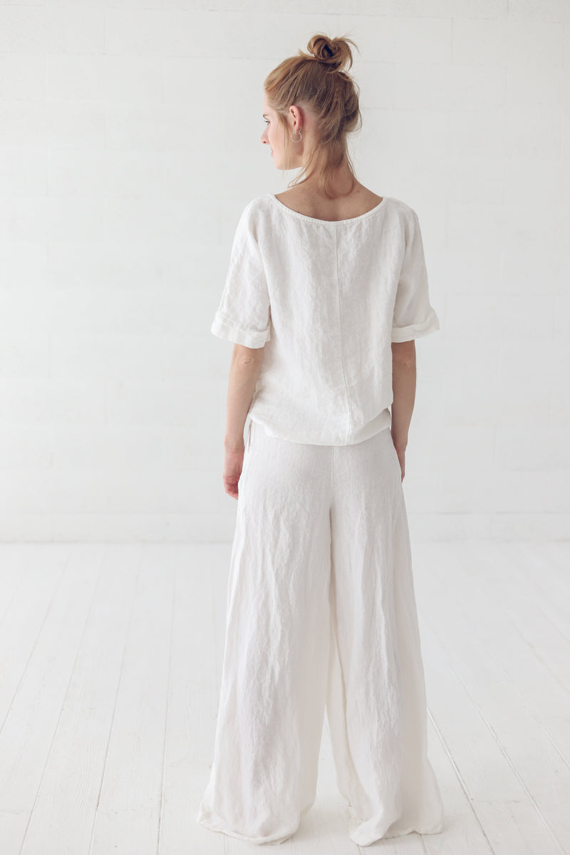 Loose Linen Trousers P10 Old Linen Mill