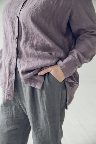 Loose Linen Women's Shirt Old Linen Mill 