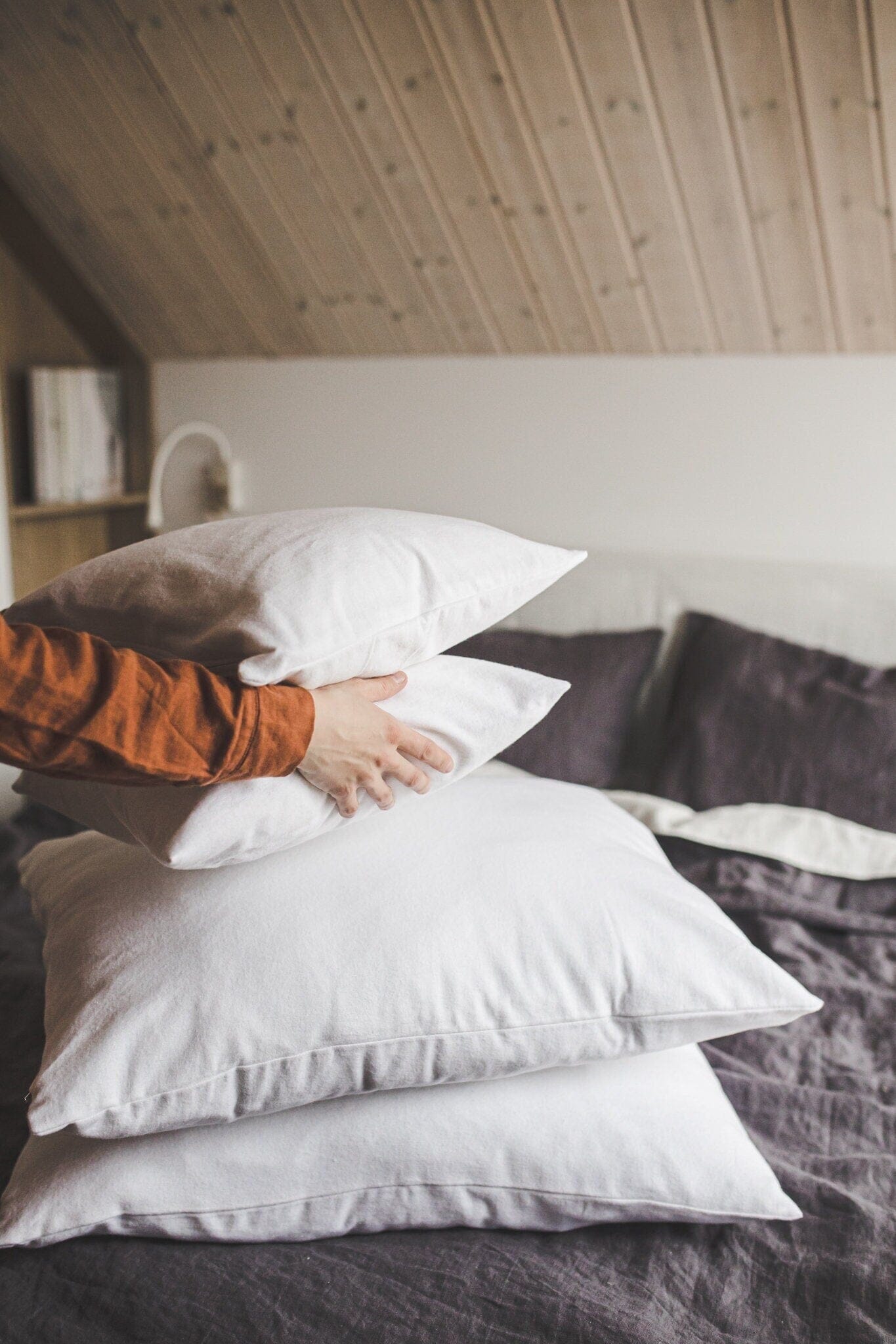 Natural Cotton Shams Home Decor Old Linen Mill 