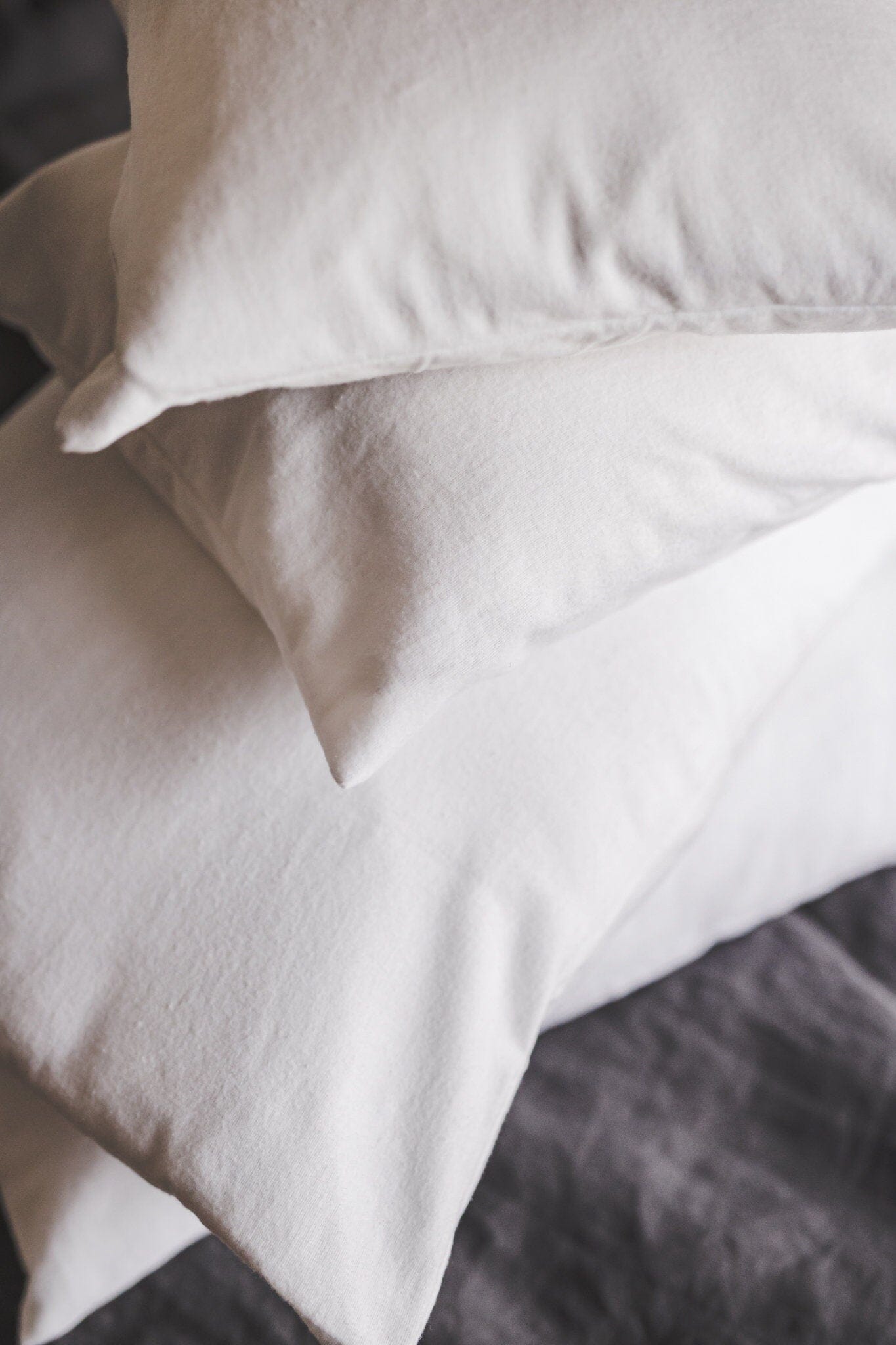 Natural Cotton Shams Home Decor Old Linen Mill 