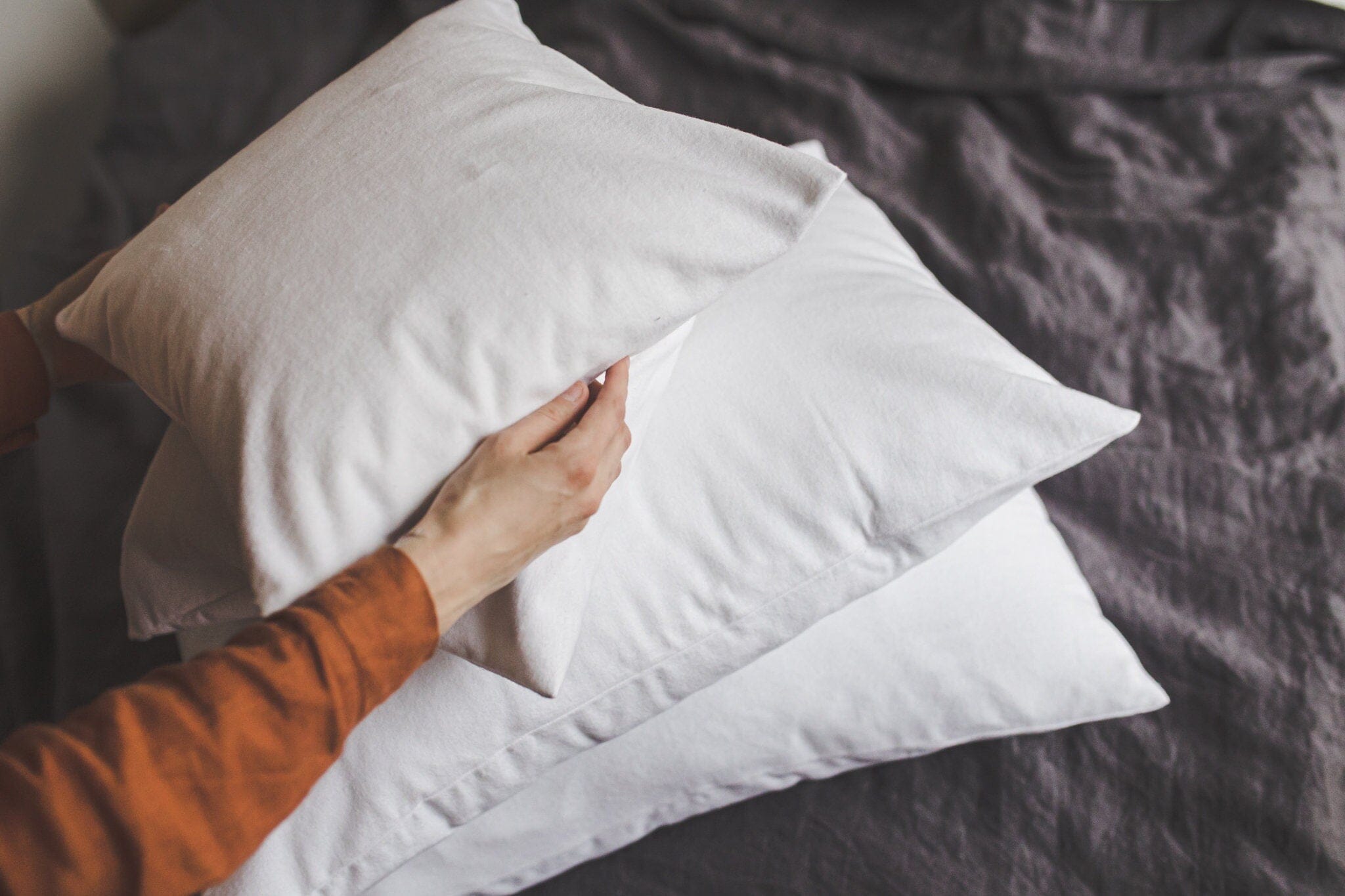 Natural Cotton Shams Home Decor Old Linen Mill 