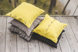 Natural Linen Decorative Cushion Cover Old Linen Mill 