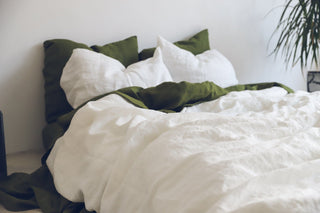 Natural Linen Ivory Bedding Set Old Linen Mill 