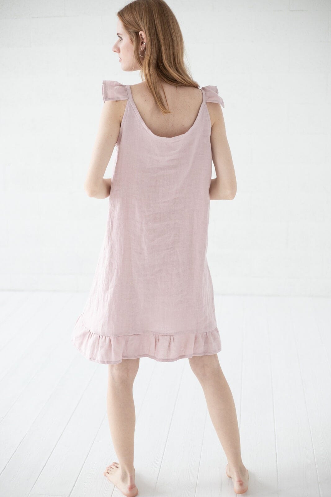 Natural Linen Nightwear for Her Old Linen Mill 