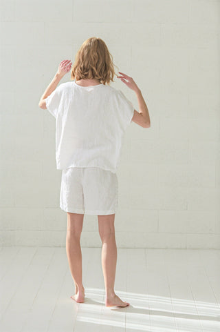 Natural Linen Pajamas Set Old Linen Mill 