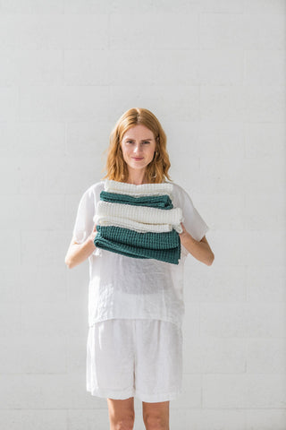 Natural Linen Pajamas Set Old Linen Mill 