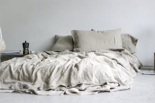 Natural Soft Linen Bedding Gift Set Old Linen Mill 