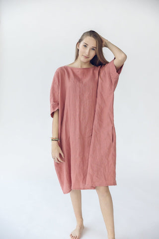 Oversized Linen Soft Dress Old Linen Mill 