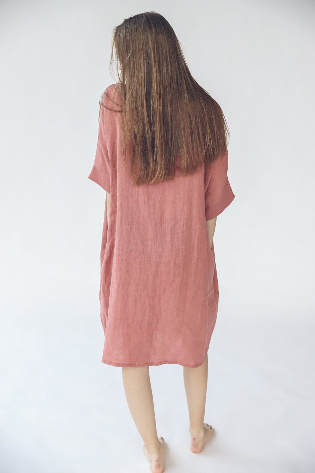 Oversized Linen Soft Dress Old Linen Mill 