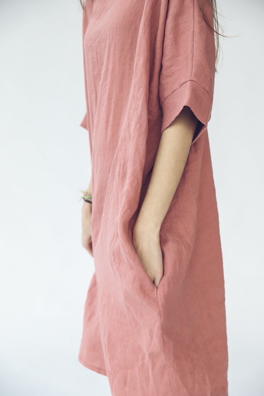 Oversized Linen Soft Dress Old Linen Mill 