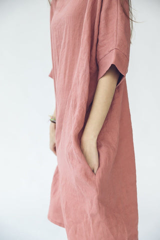 Oversized Linen Soft Dress Old Linen Mill 