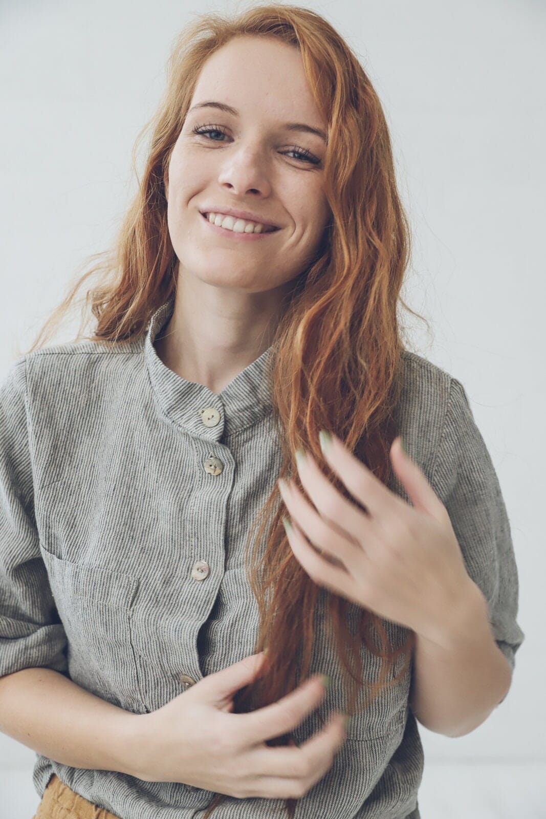 Oversized Linen Top Shirt Old Linen Mill 