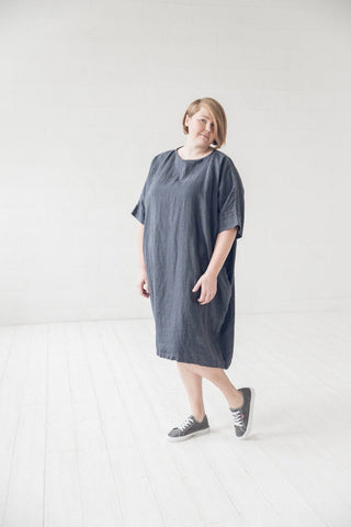 Oversized Loose Fit Linen Summer Dress Old Linen Mill 