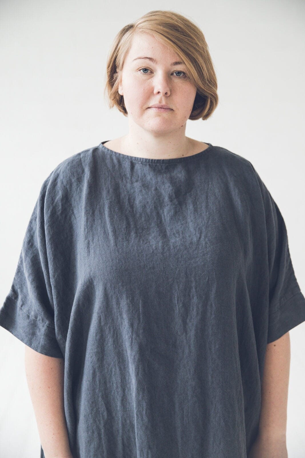 Oversized Loose Fit Linen Summer Dress Old Linen Mill 