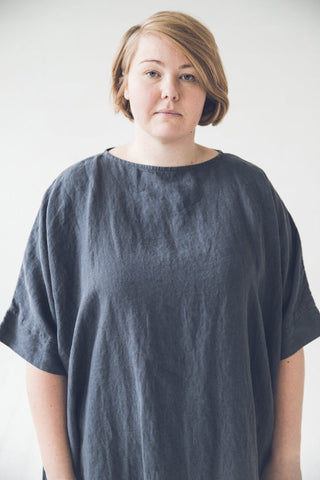 Oversized Loose Fit Linen Summer Dress Old Linen Mill 