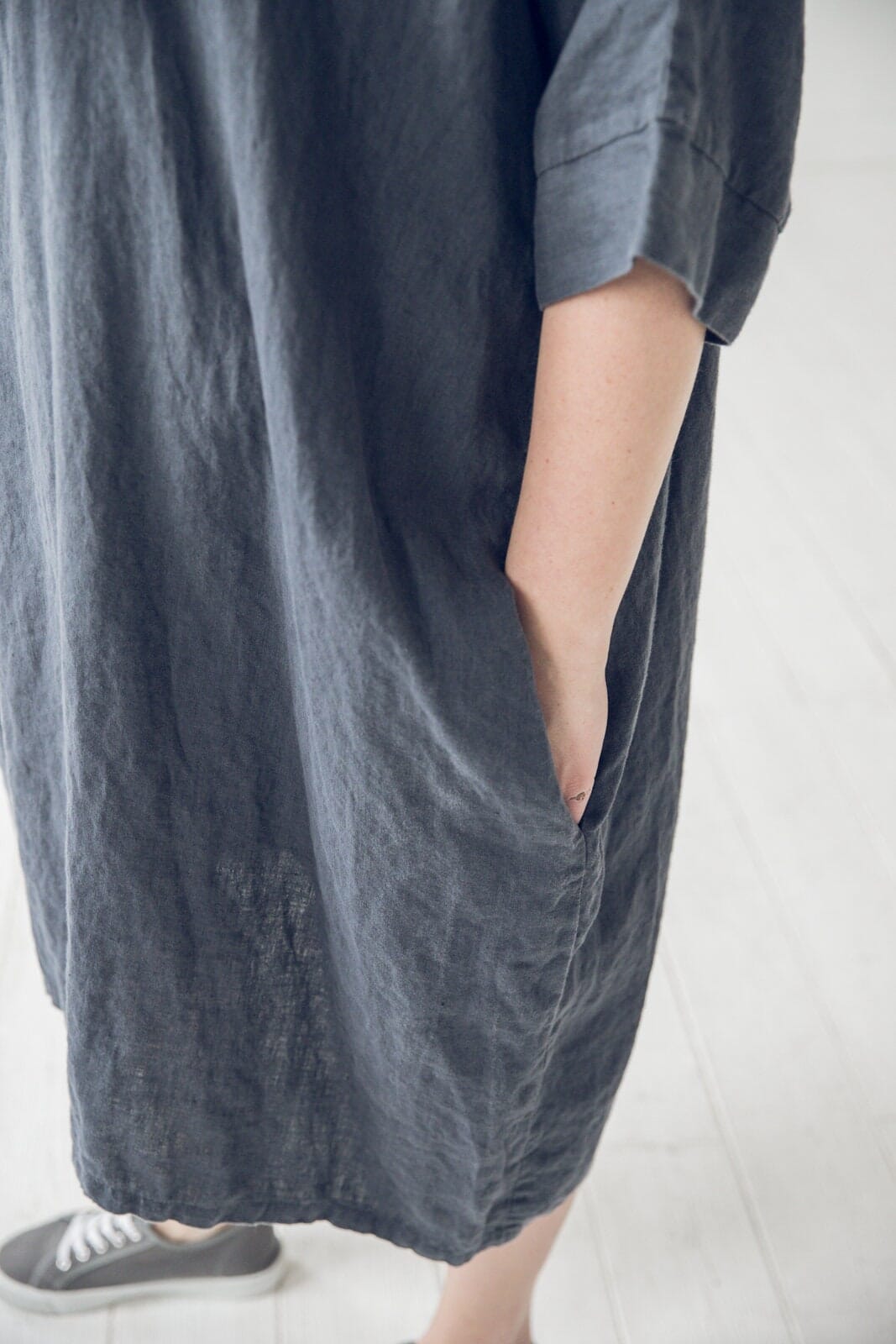 Oversized Loose Fit Linen Summer Dress Old Linen Mill 