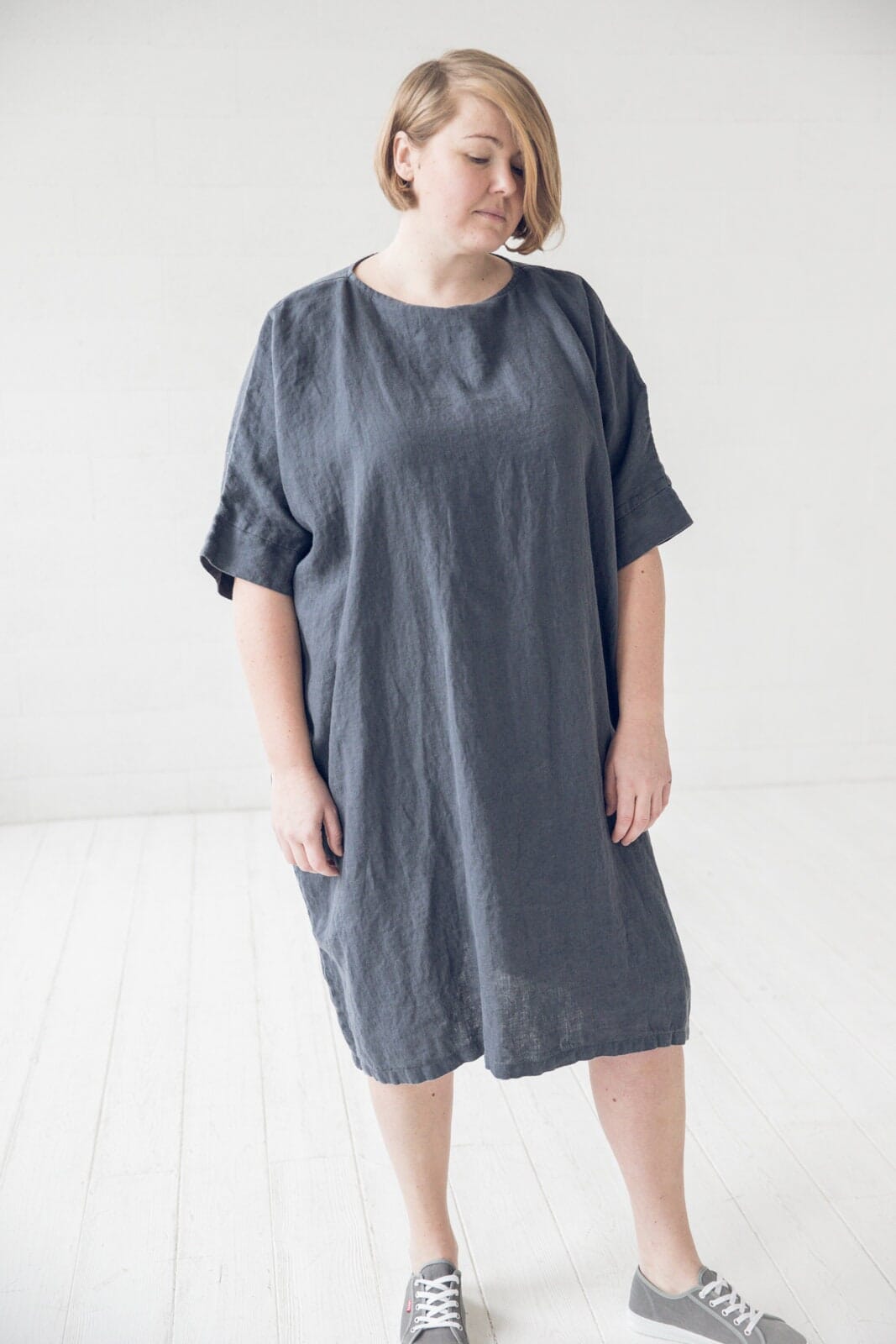 Oversized Loose Fit Linen Summer Dress Old Linen Mill 