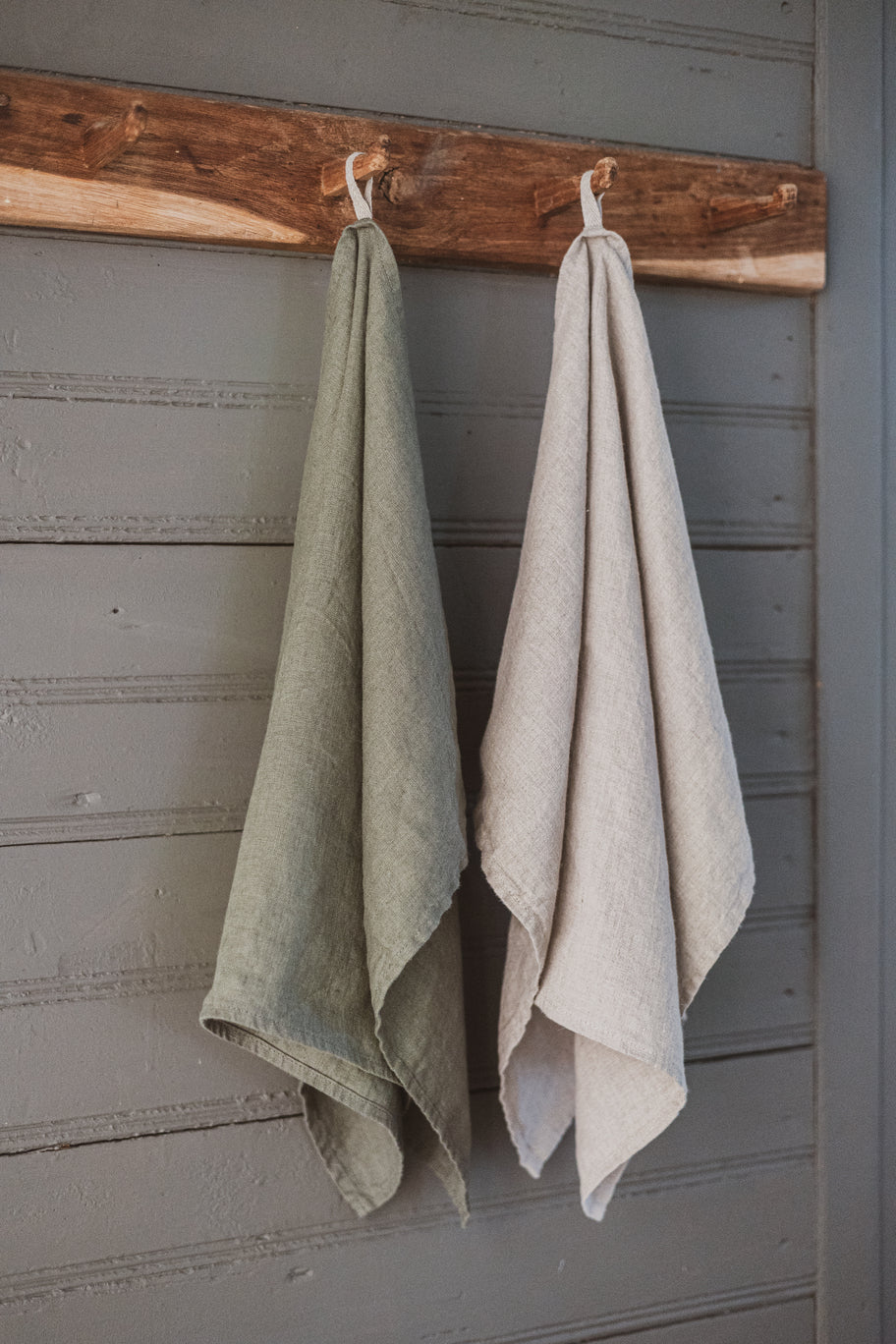Pastel colors Linen Kitchen Tea Towels set of 2 TT50x70 Old Linen Mill
