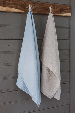 Pastel colors Linen Kitchen Tea Towels set of 2 TT50x70 Old Linen Mill