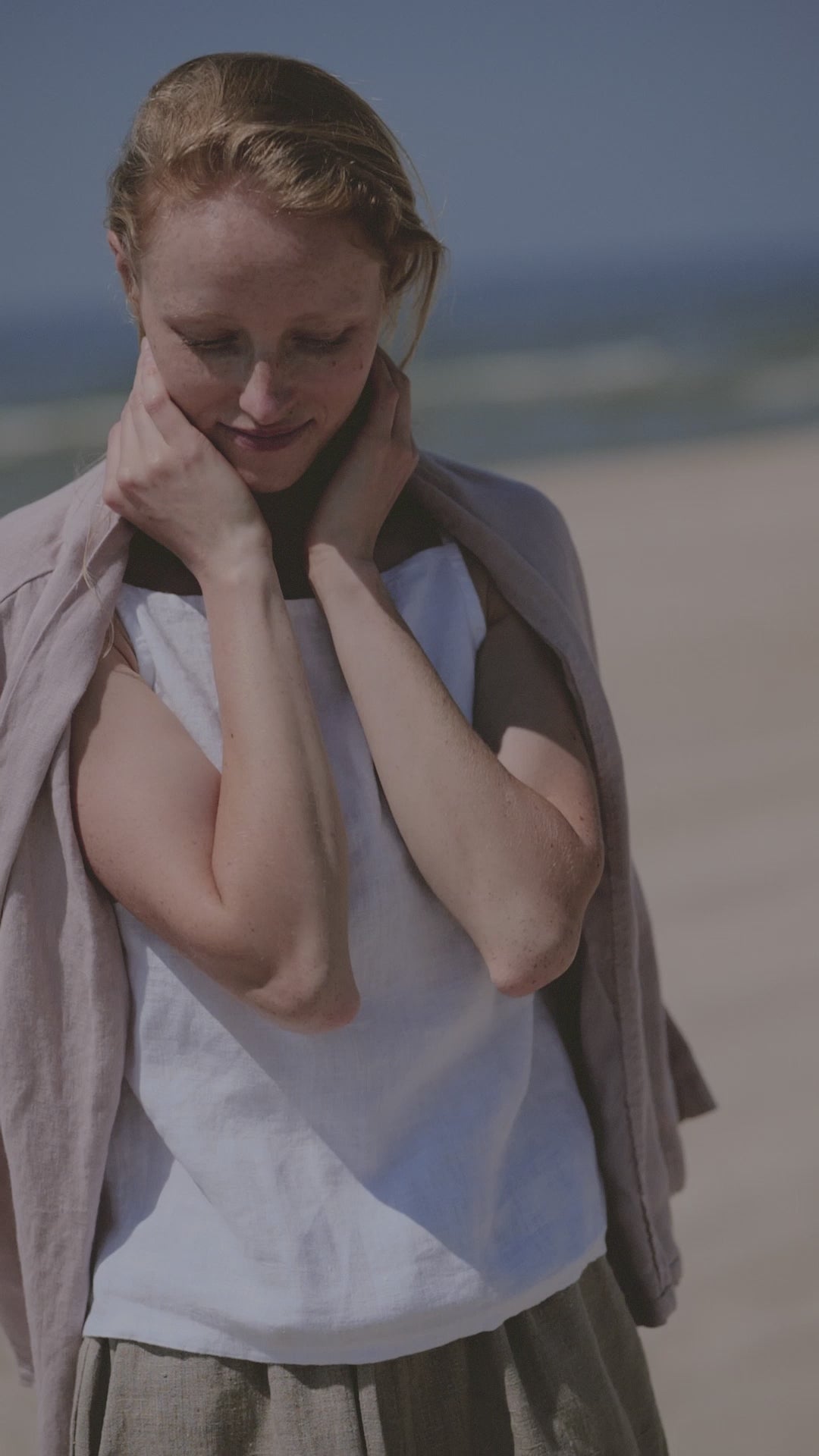 Heavy Linen Mini Shorts