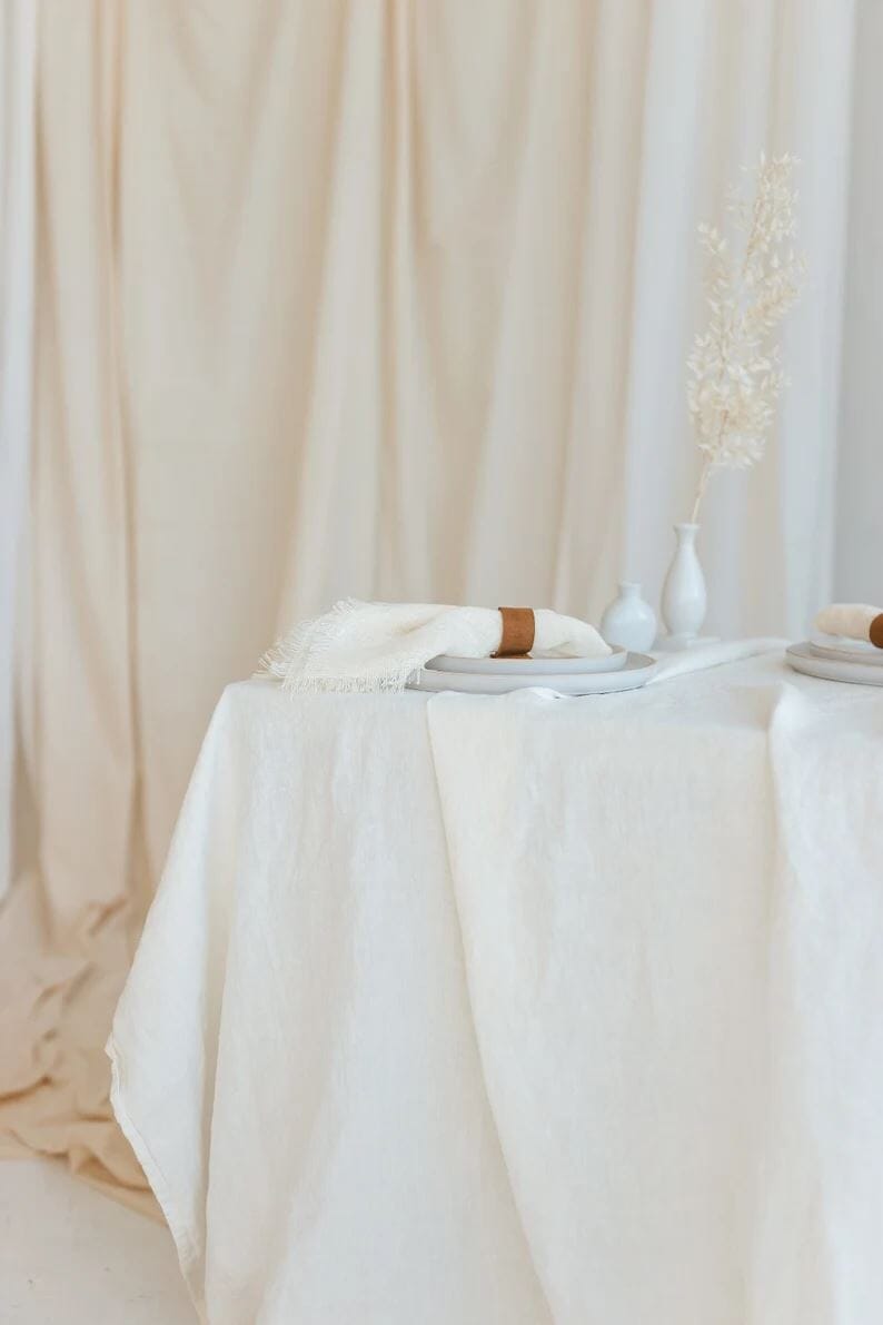 Pure Linen Tablecloth Decor Old Linen Mill 
